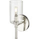 Chastine Indoor Wall Sconce Wall Light in Polished Nickel